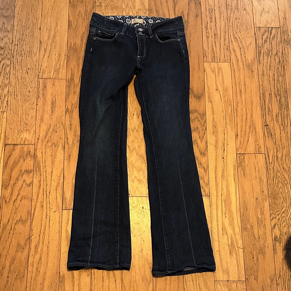 Paige Women's Dark Blue Jeans Boot Cut size 28